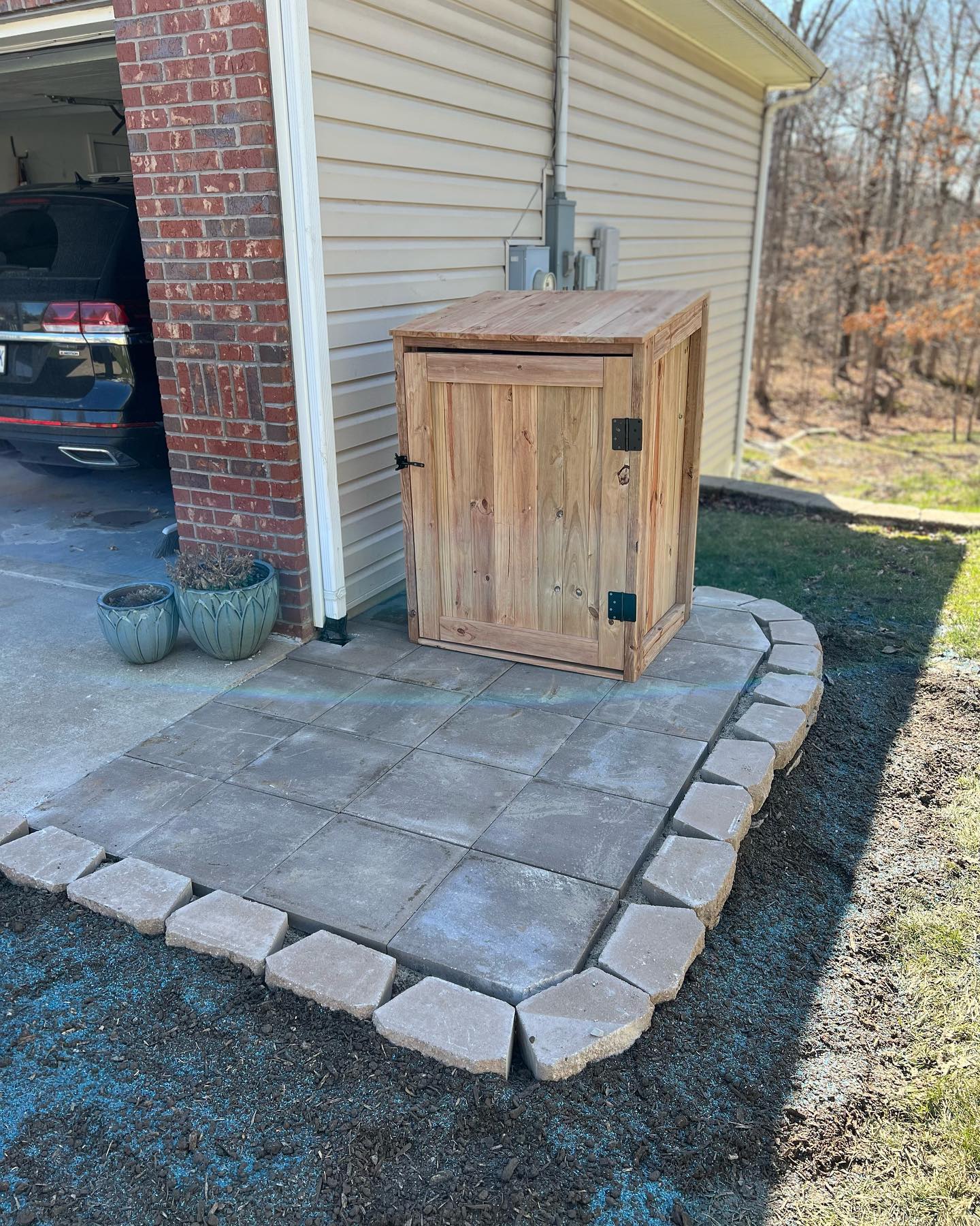 Custom Trash Can Cover & Patio