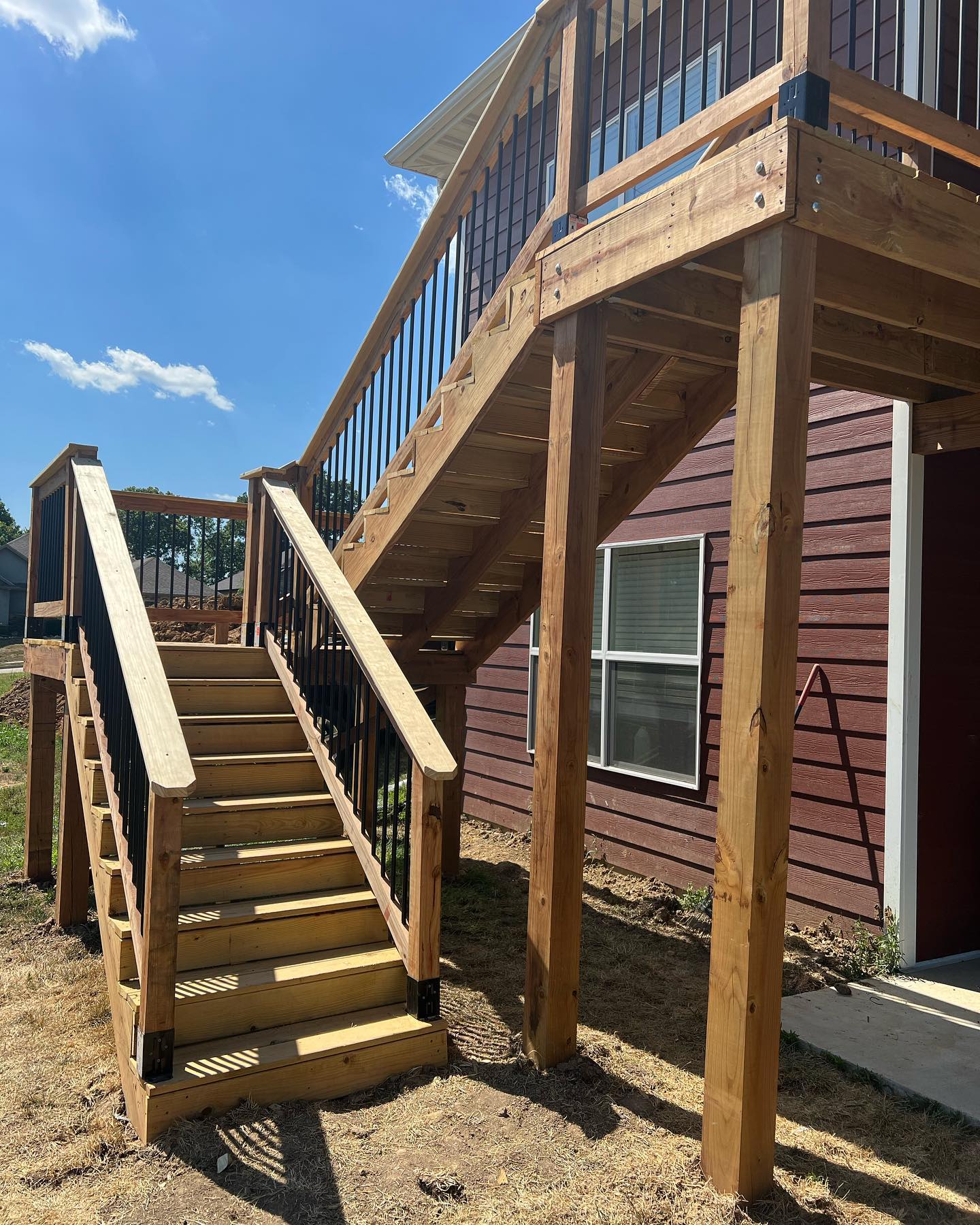 Deck Stairs Installation