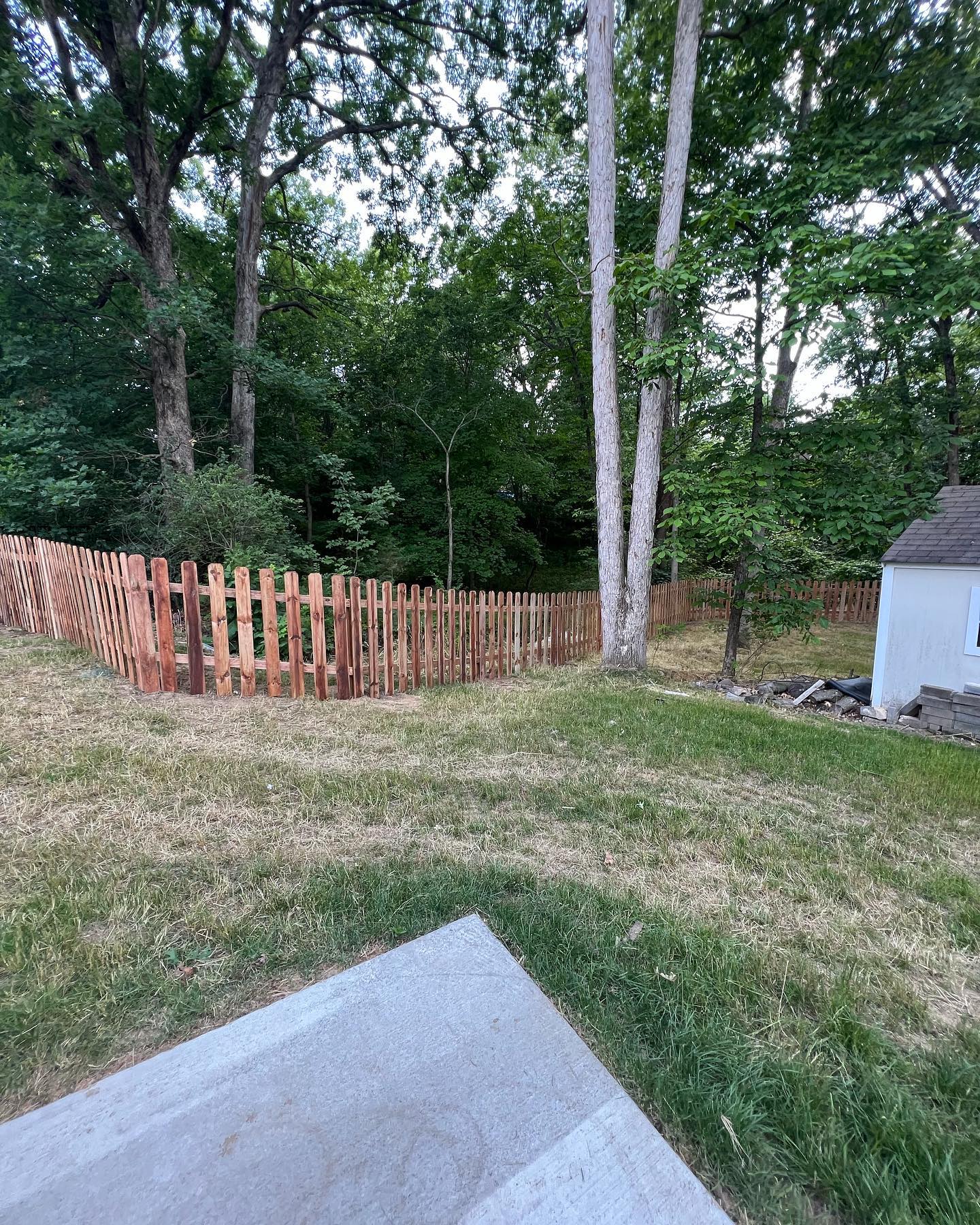 Custom Fence w/ Varying Height to Match Landscape